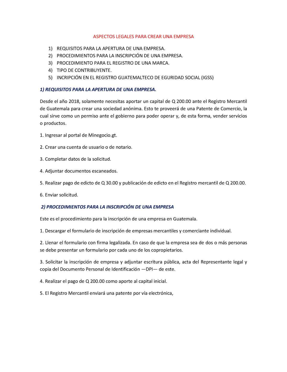 Aspectos Legales Para Crear Una Empresa Aspectos Legales Para Crear Una Empresa 1 Requisitos 0533