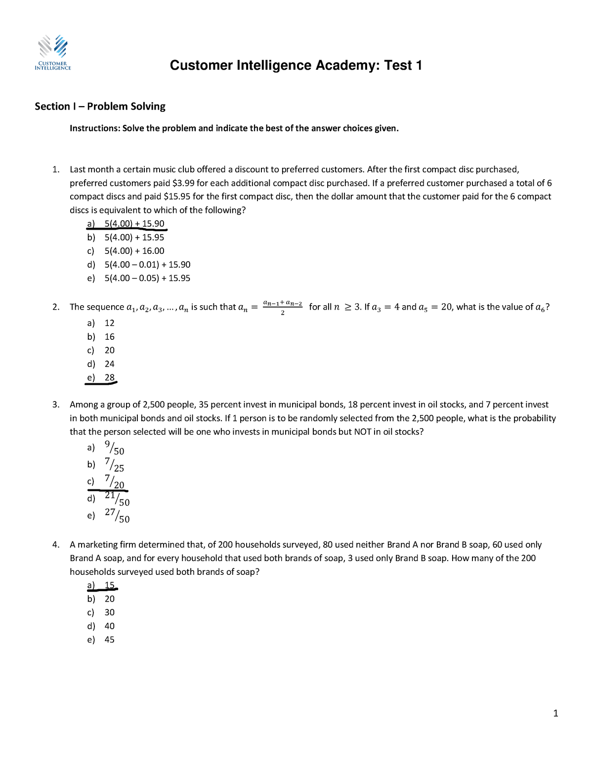 problem solving gmat test