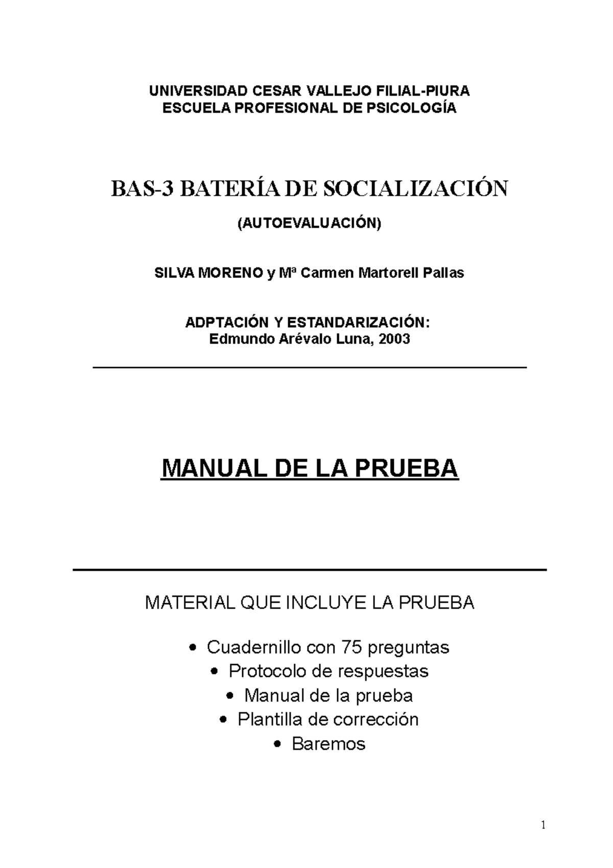 Manual bas-3 - test de personalidad - UNIVERSIDAD CESAR VALLEJO FILIAL ...
