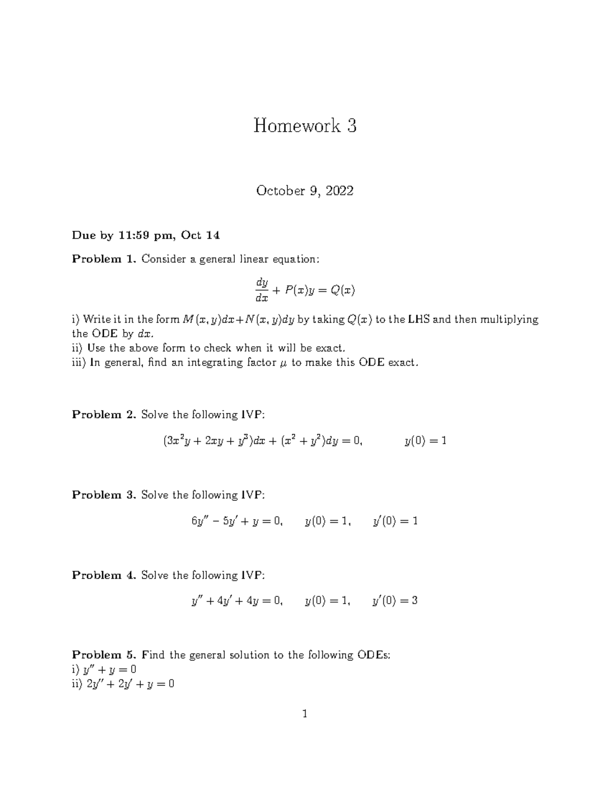 homework 3 9