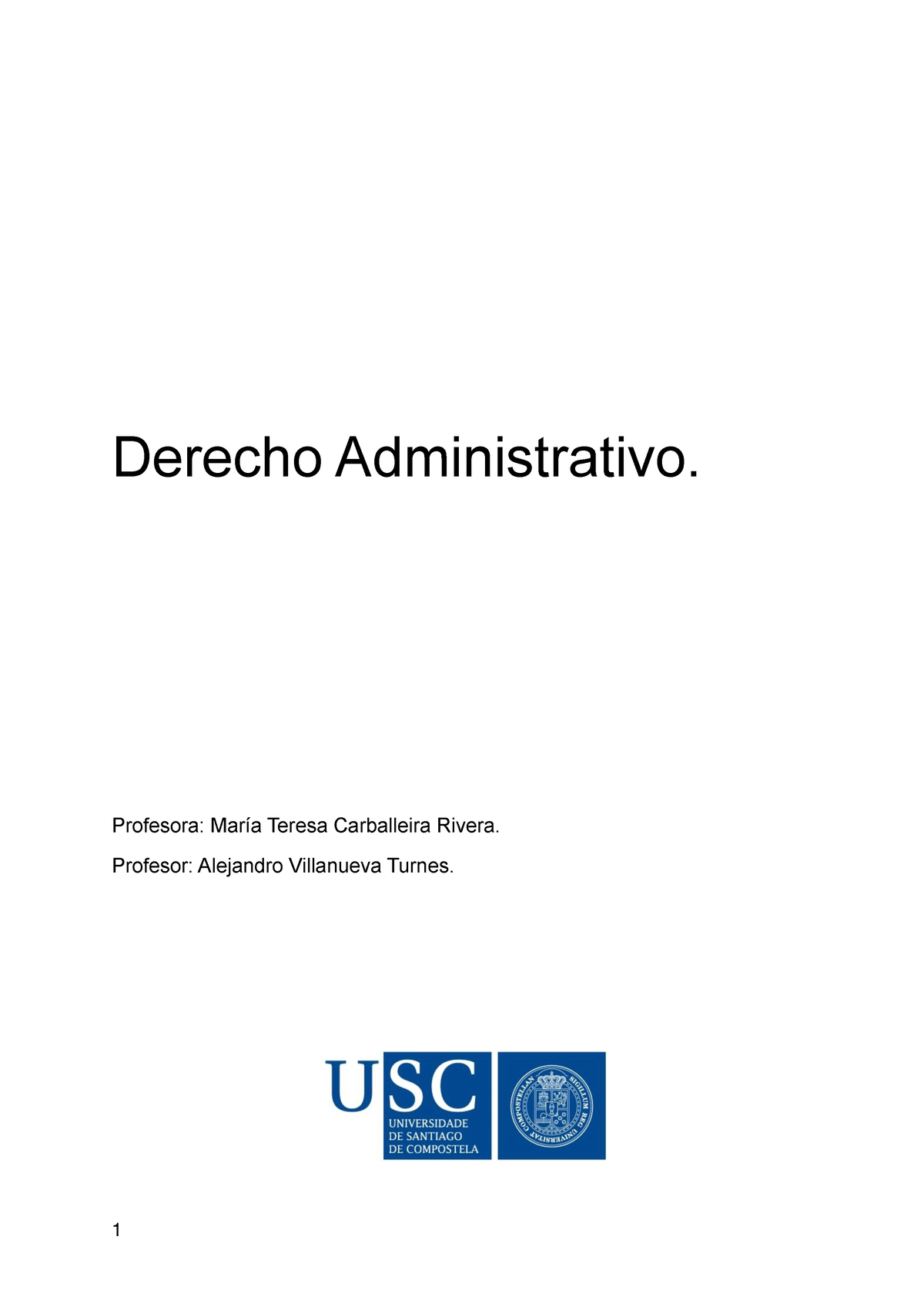 Derecho Administrativo - USC - Studocu