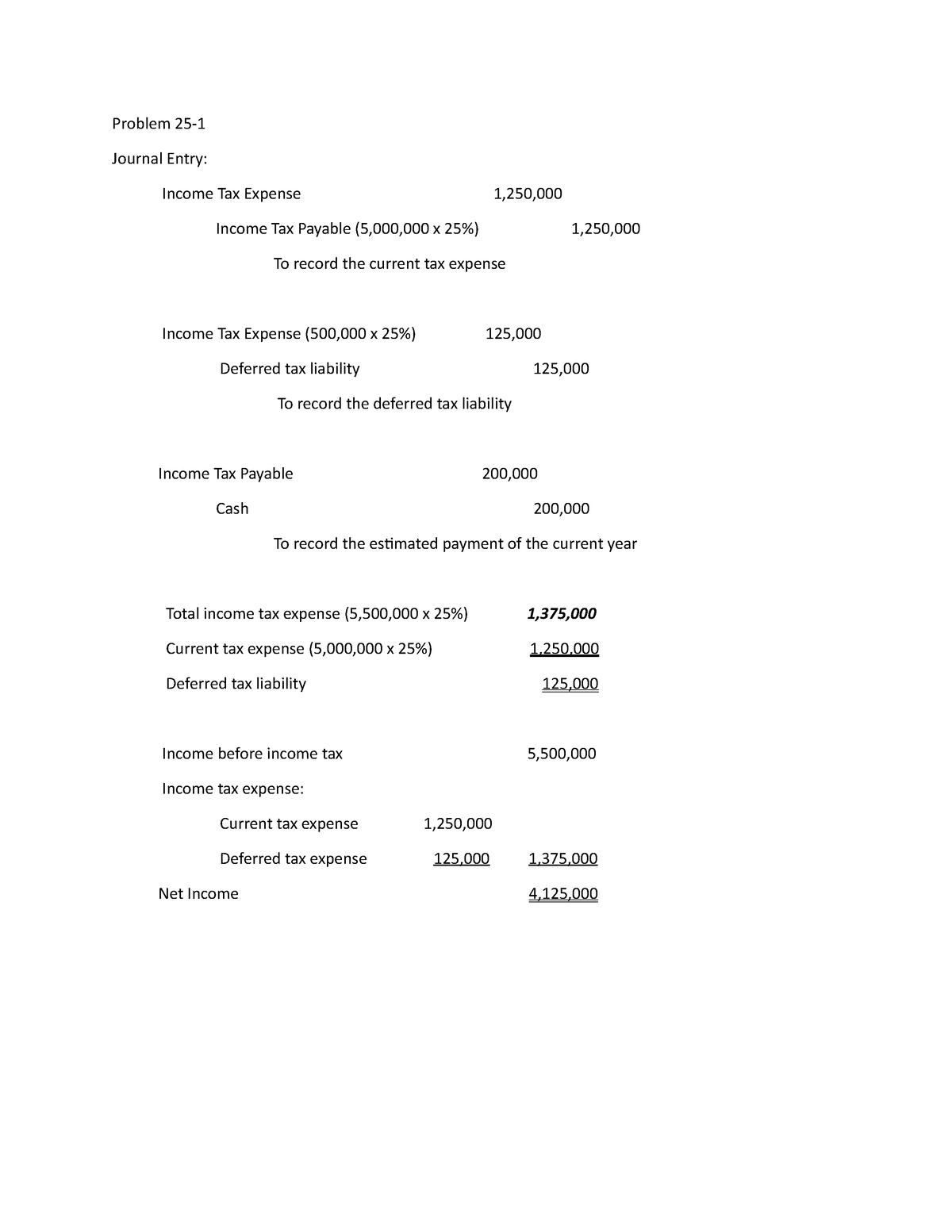 cfas-chapter-25-problems-answers-journal-entry-income-tax-expense