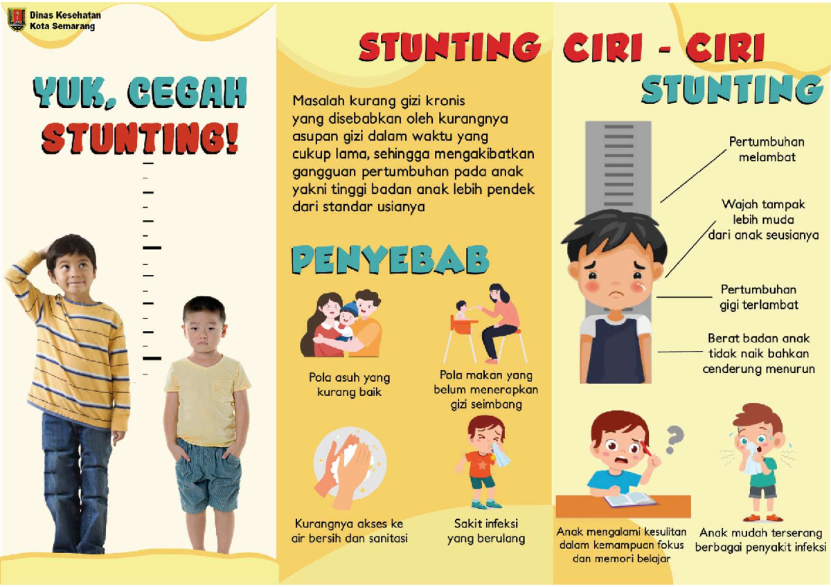 4. Yuk Cegah Stunting - I need leaflet model to be printed and give ...