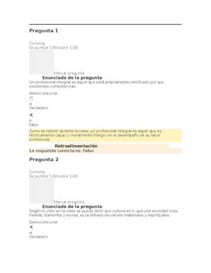EVALUACION FINAL - Pregunta 1 Correcta Se Puntúa 1,00 Sobre 1, Marcar ...