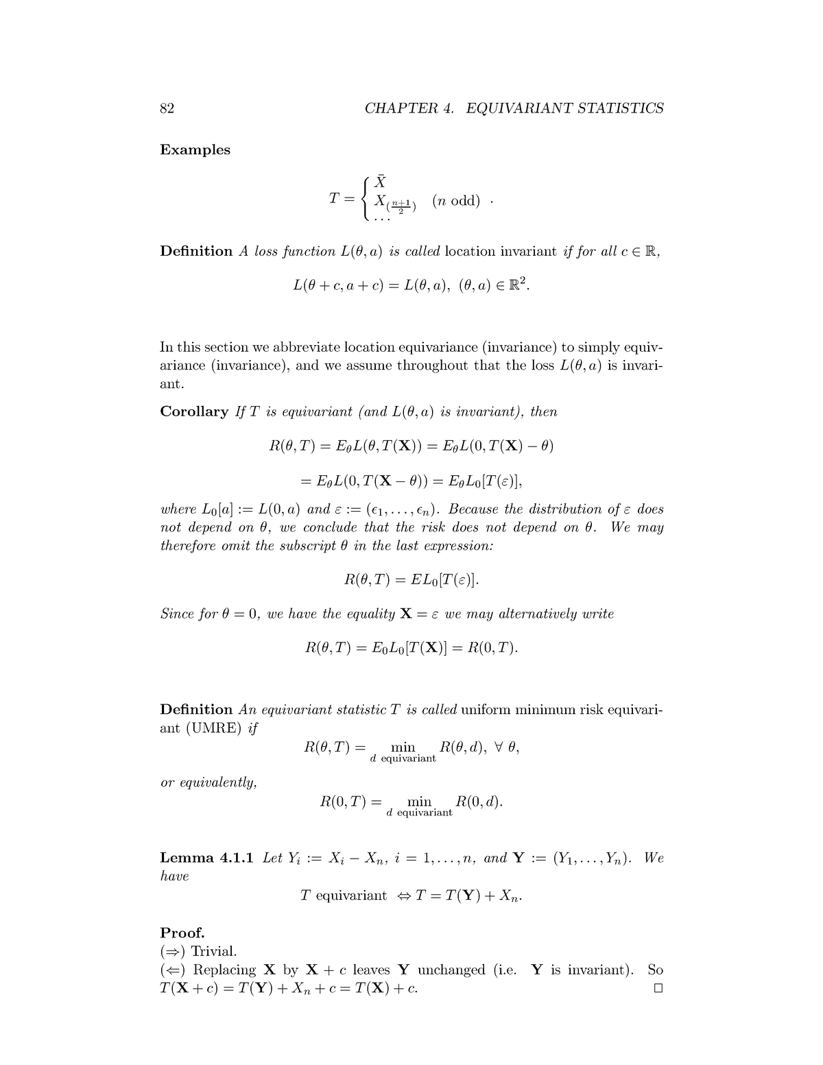 Split PDFFile 82 to 86 - Lecture notes - 82 CHAPTER 4. EQUIVARIANT ...