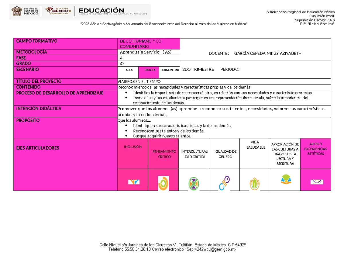 D - PLANEACION NEM - Subdirección Regional de Educación Básica