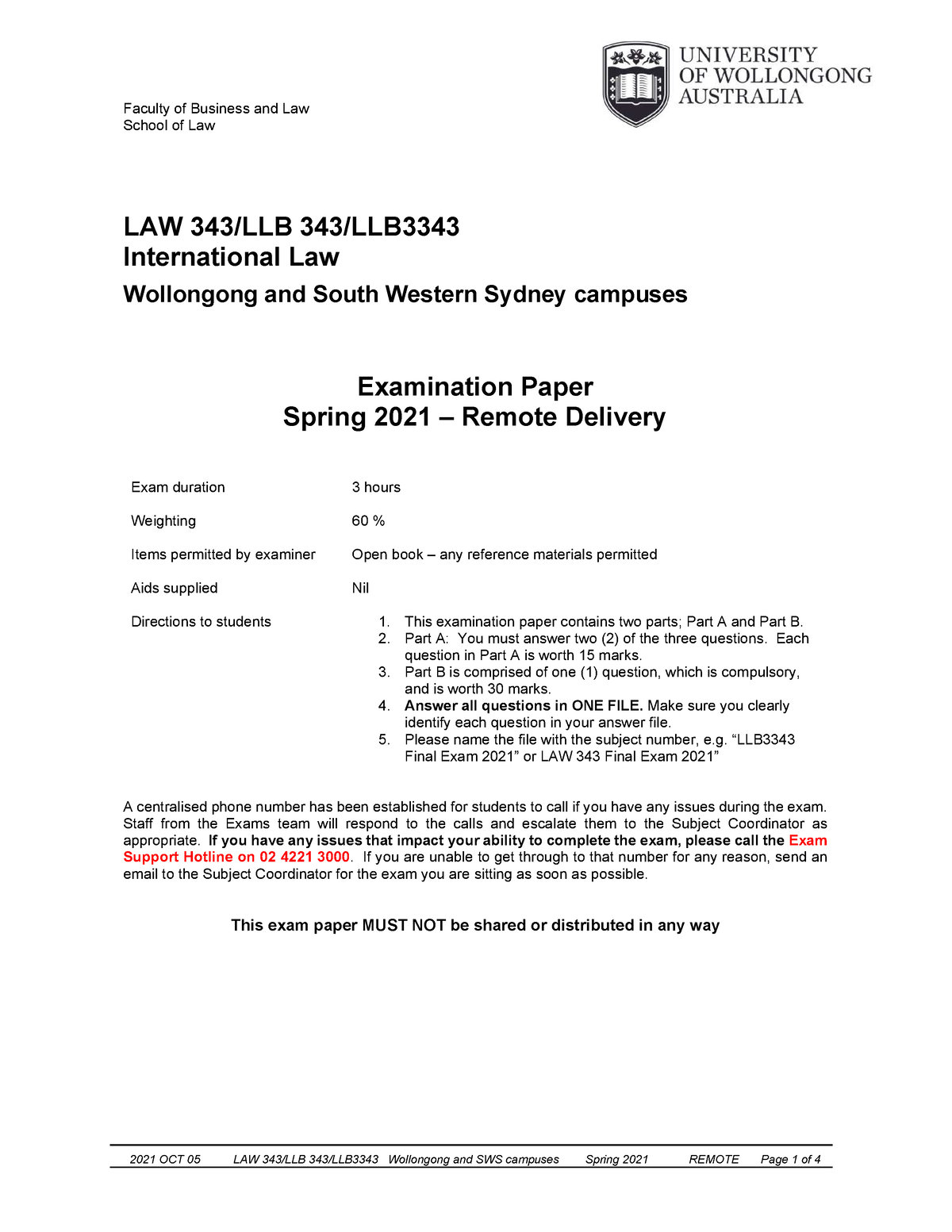 2021-spring-law-343-llb-343-llb3343-final-exam-remote-wollongong-sws