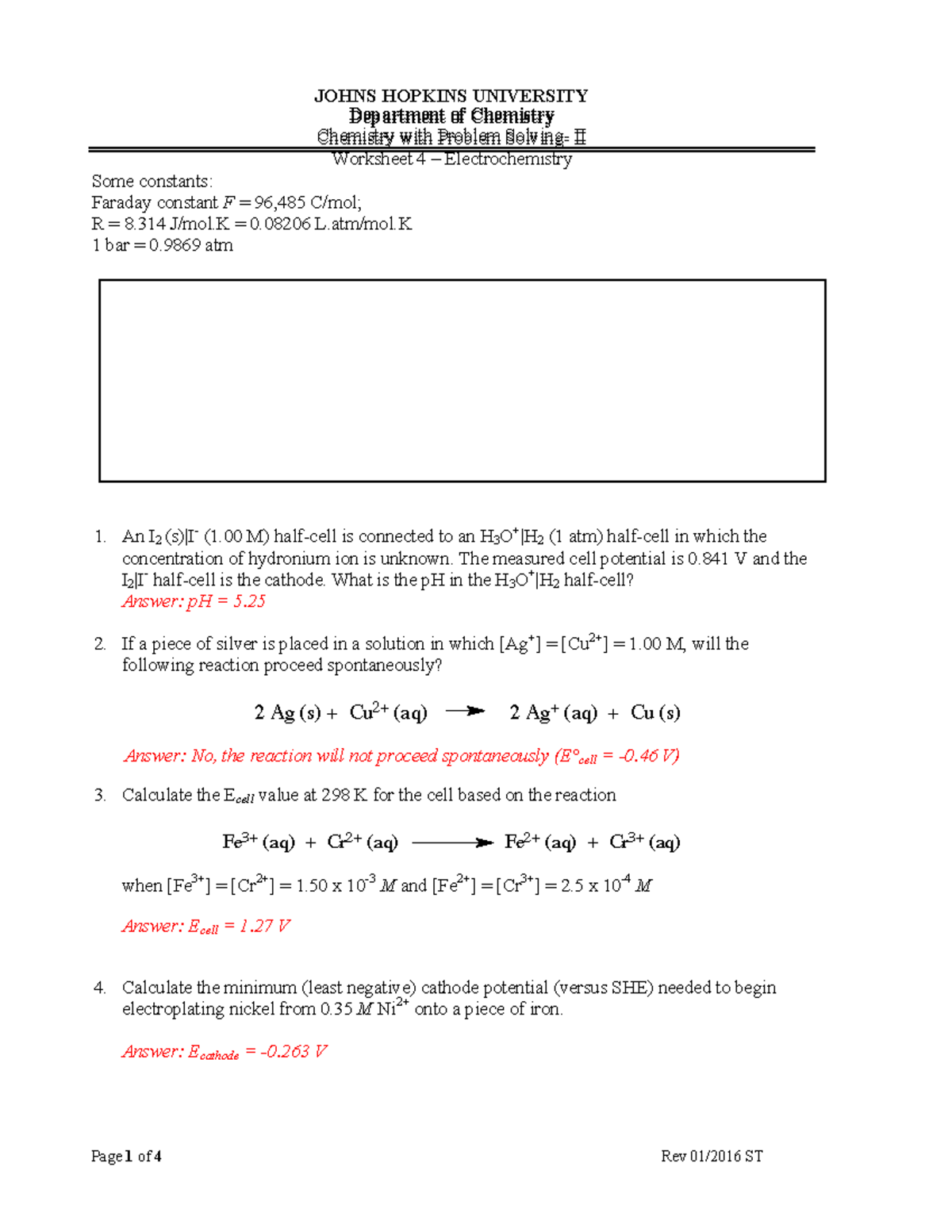 a guide to problem solving chemistry answer key