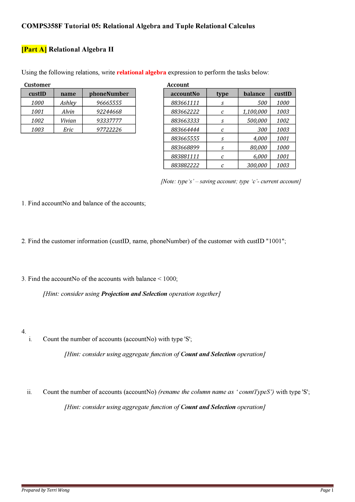 358f Lab05 V8 Lab Database Comps358f Ouhk Studocu