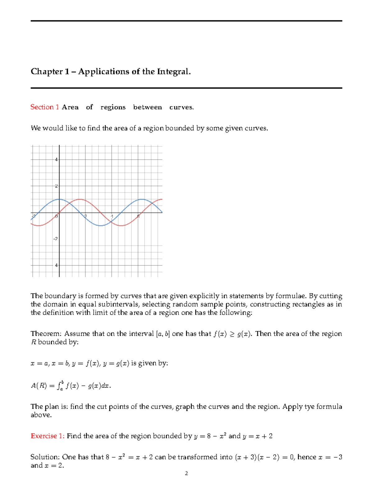 L3 Lecture Notes 3 Mat1332 Calculus For The Life Sciences Ii Studocu