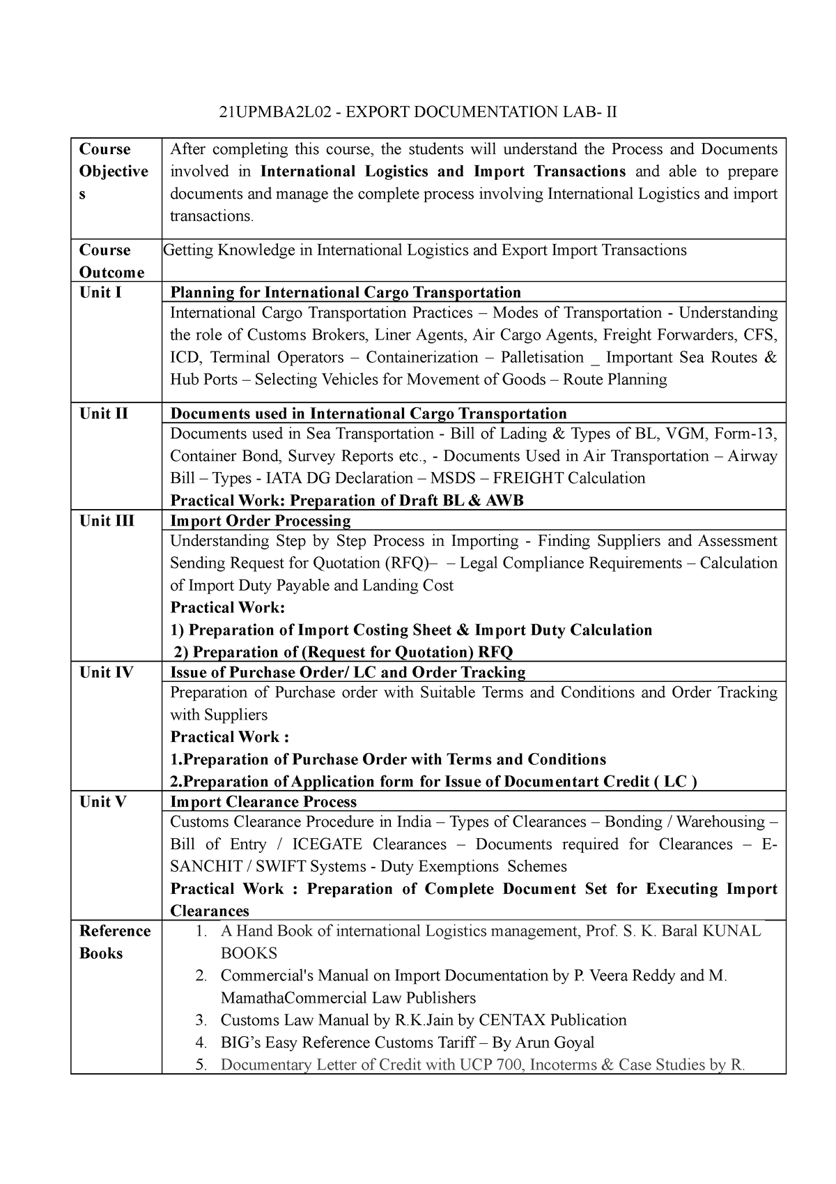 export-documentation-lab2-21upmba2l02-export-documentation-lab-ii