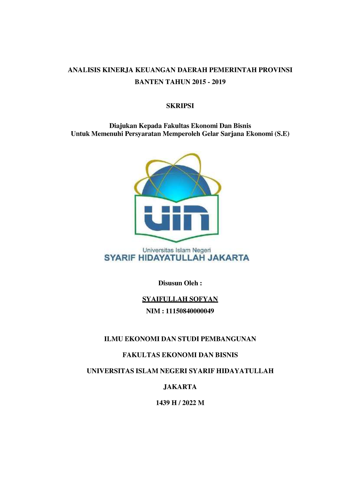 Analisis Kinerja Keuangan Daerah Pemerintah - ANALISIS KINERJA KEUANGAN ...