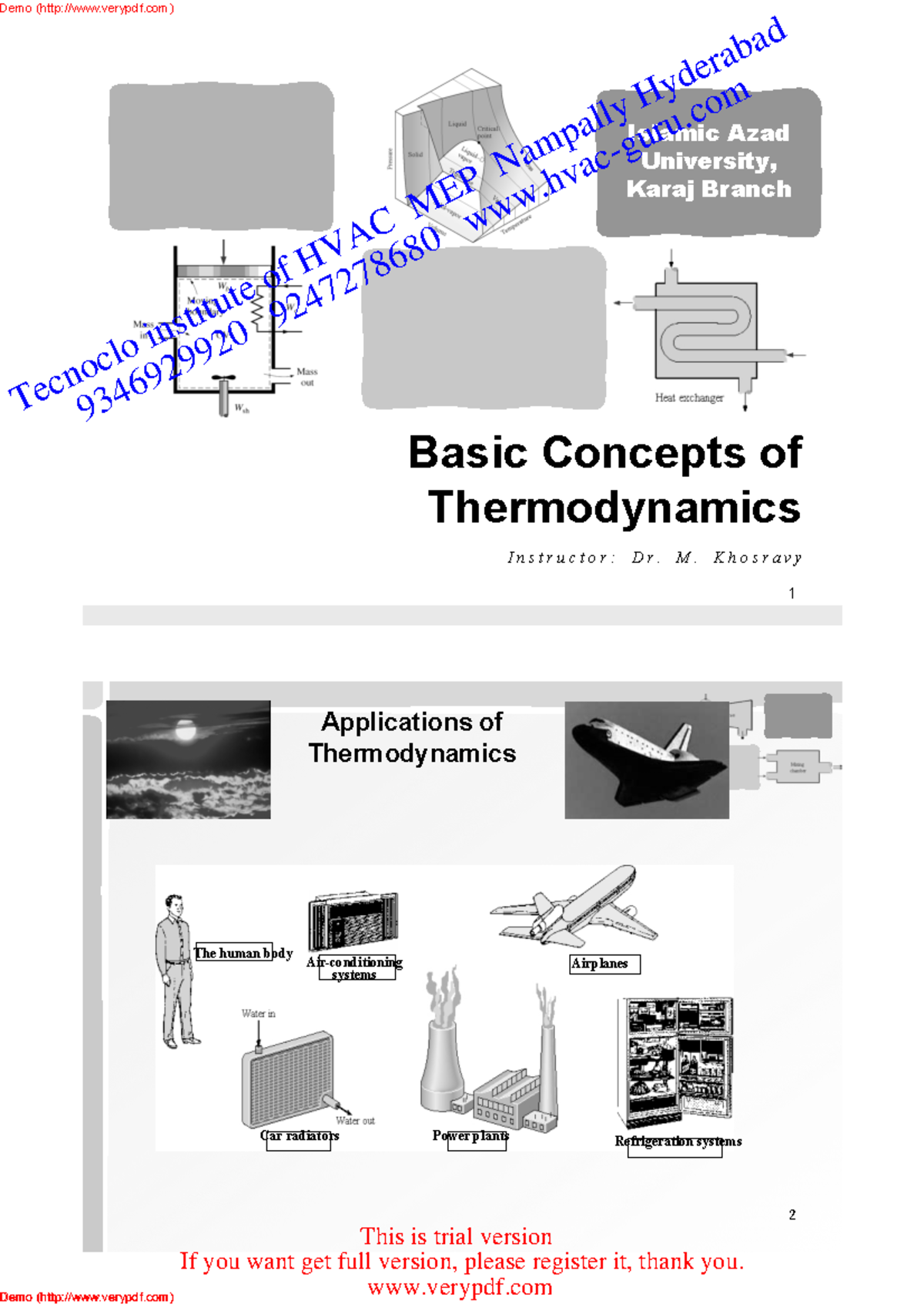 2-Basic Concepts of Thermodynamics - Islamic Azad University, Karaj ...