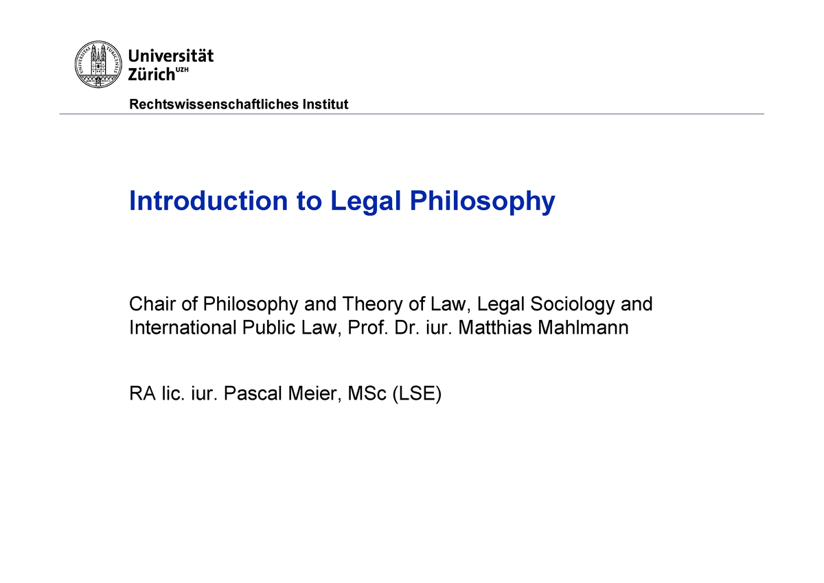 phd legal philosophy