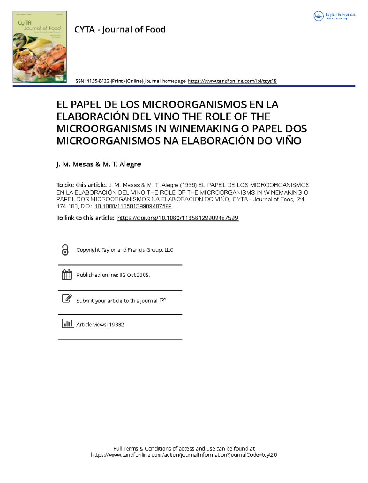 EL Papel DE LOS Microorganismos EN LA Elaboraci N DEL VINO THE ROLE OF 