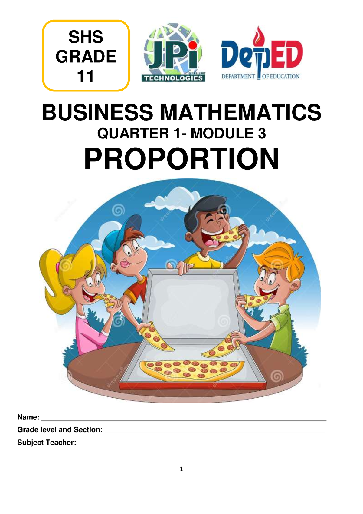 Lesson 3 Business Math 2021 - BUSINESS MATHEMATICS QUARTER 1- MODULE 3 ...