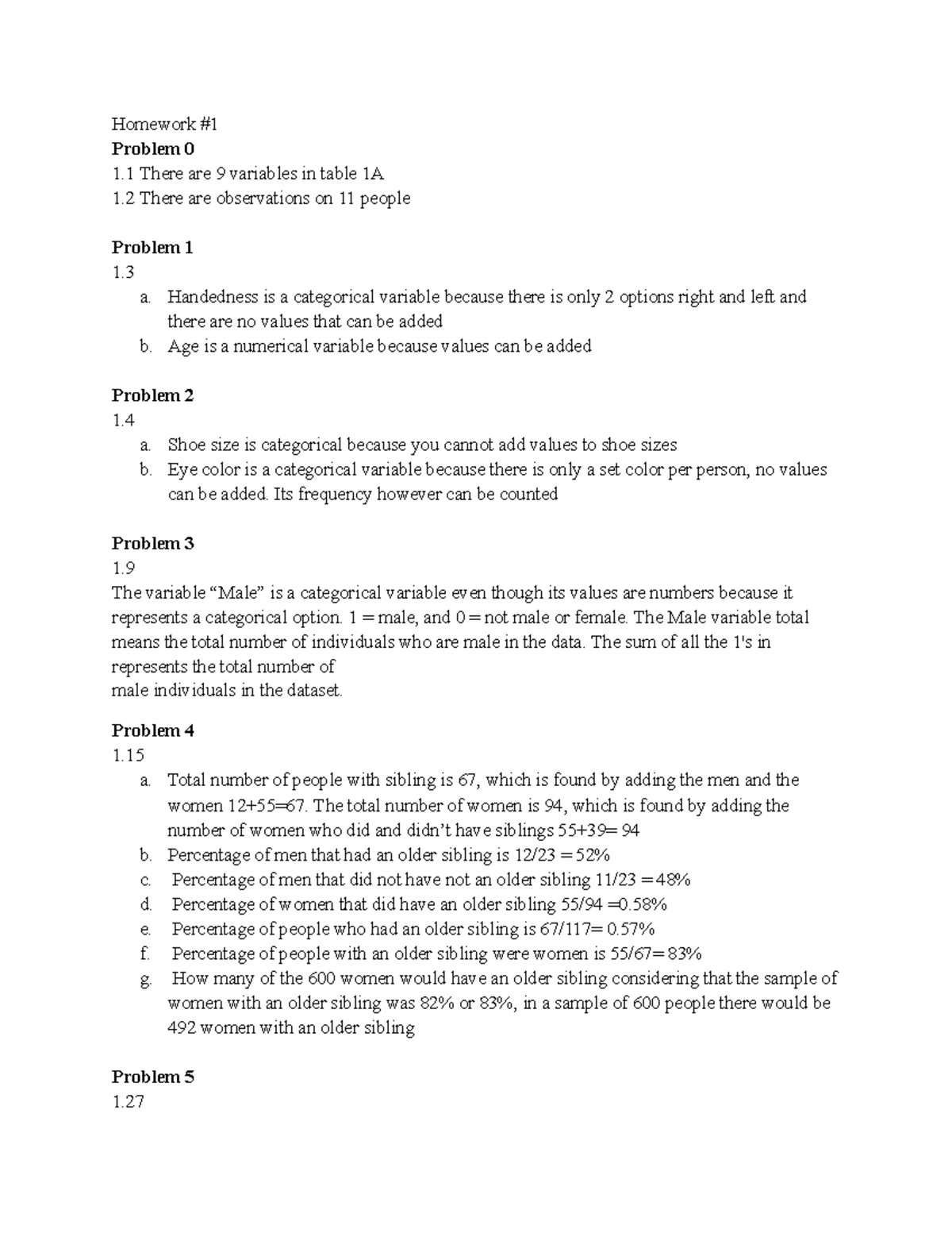 Stats 10 Homework 1 - Homework # Problem 0 1 There are 9 variables in ...
