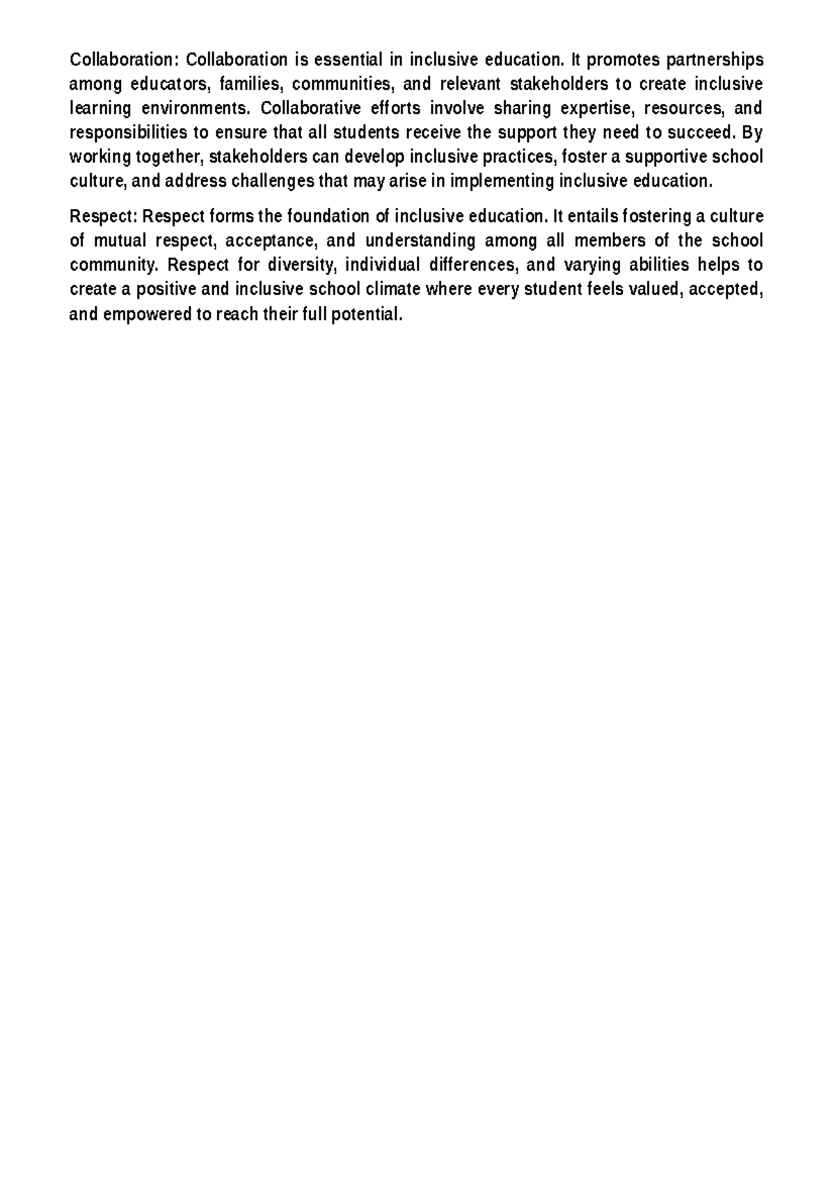 Teaching inclusive pupils involves adopting strategies and approaches ...
