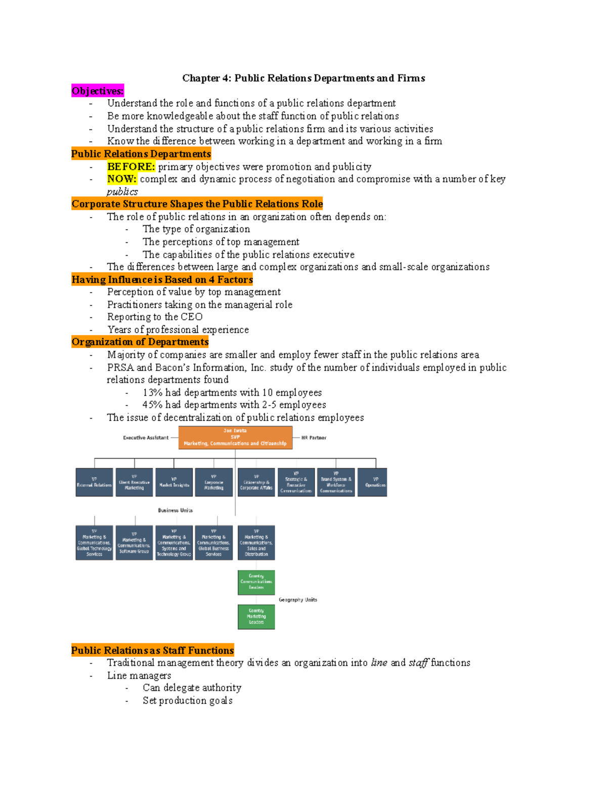 Chapter 4 Public Relations Departments and Firms - study of the number ...