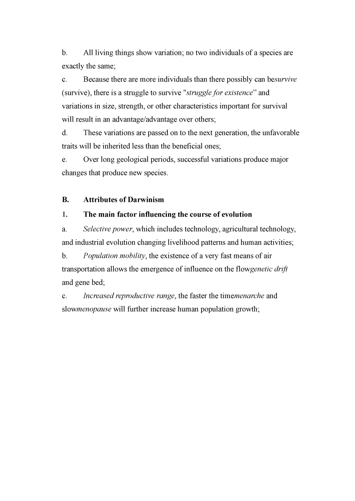 Biology 1 55 Learning B All Living Things Show Variation No Two Individuals Of A Species 3600