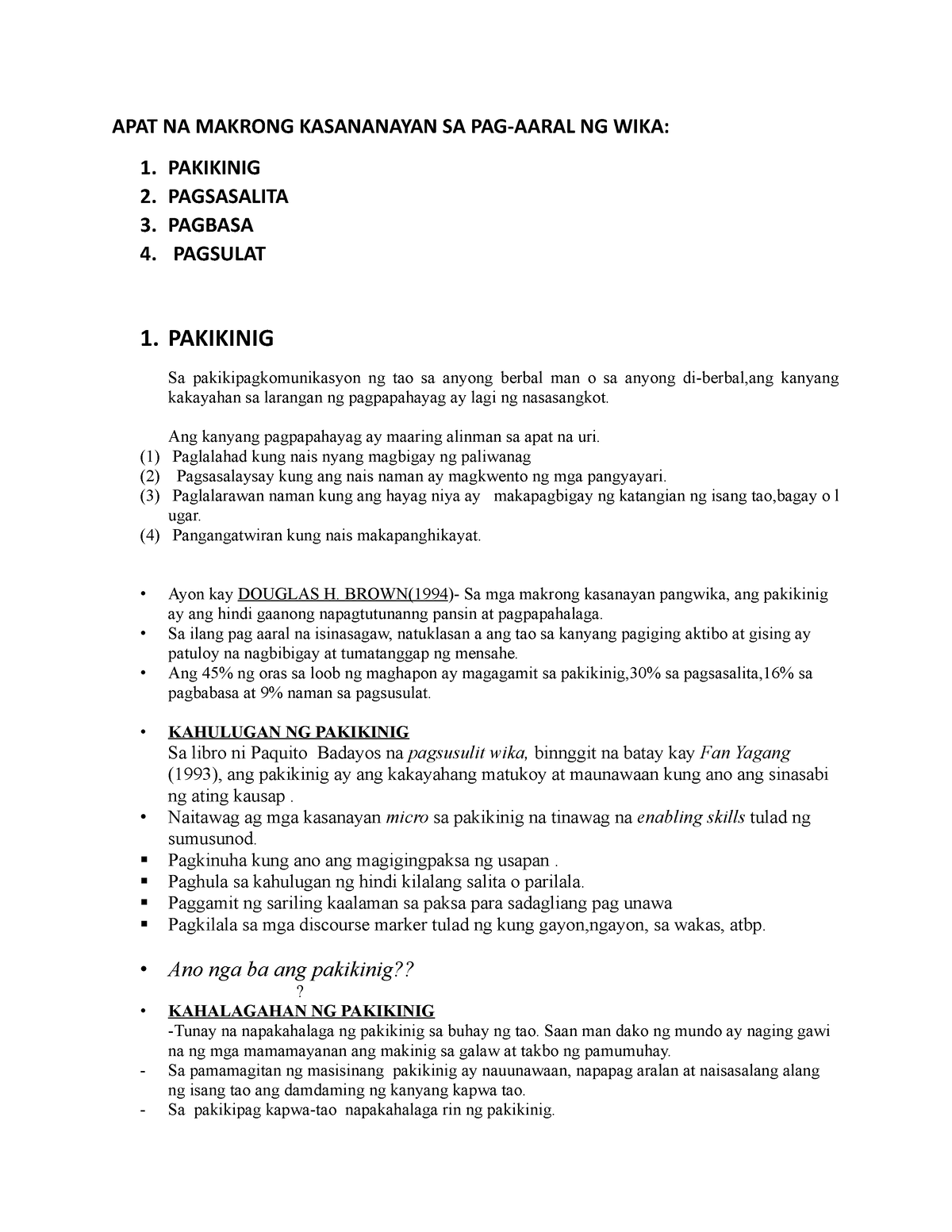 APAT-NA..(fil 101) - Goodluck - APAT NA MAKRONG KASANANAYAN SA PAG ...