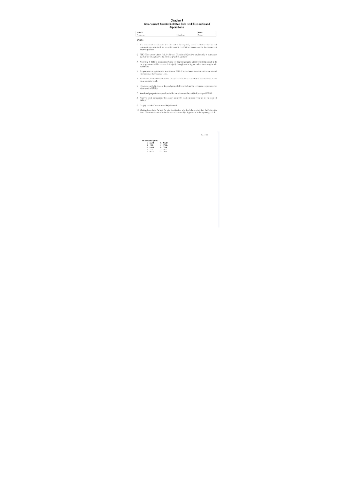 Intermediate accounting 3 quiz - Studocu