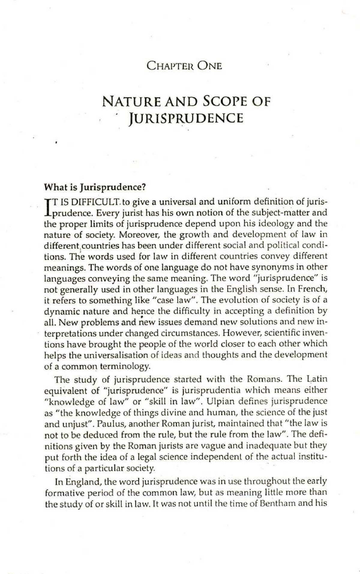 case study in jurisprudence