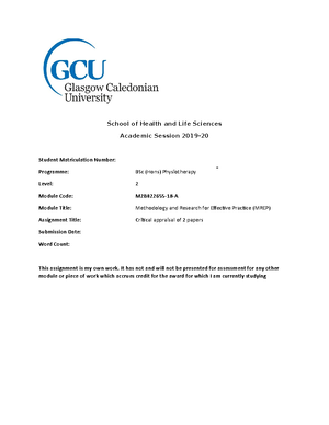 MREP Sample/practice exam May 2019, questions - Week 9 MREP Tutorial ...