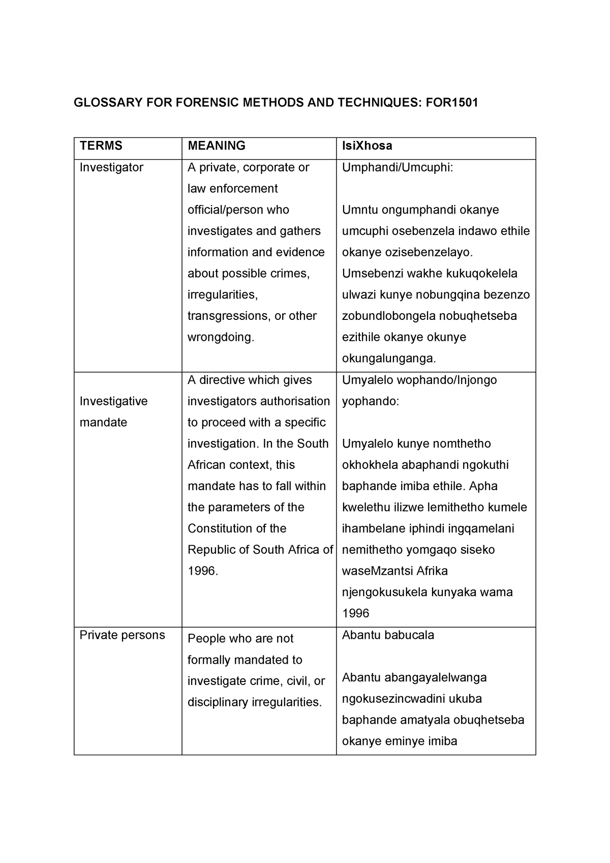 for1501-glossary-isi-xhosa-glossary-for-forensic-methods-and