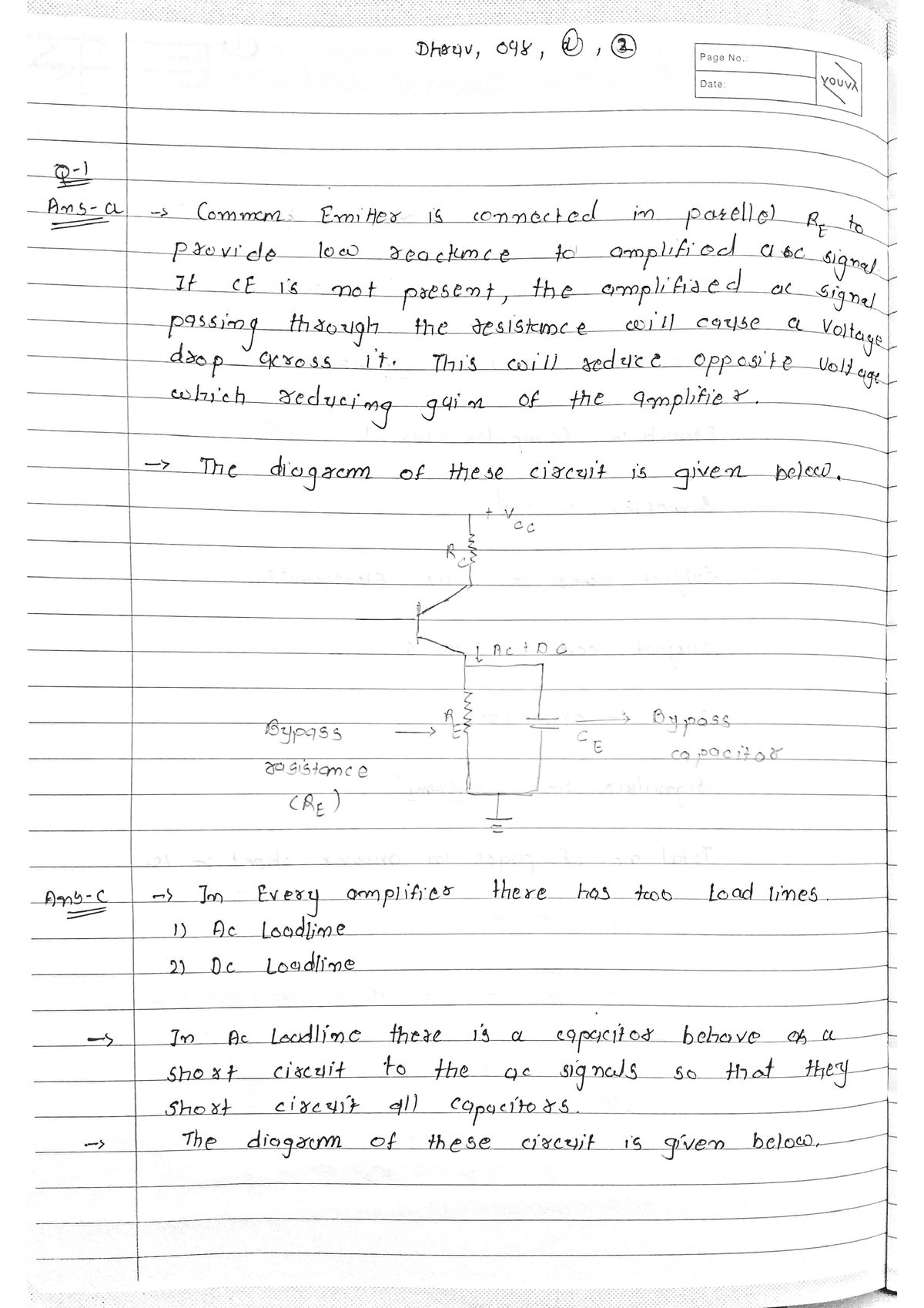 Basic Electrionics Mid Sem Paper Solution Sem 2 - Studocu