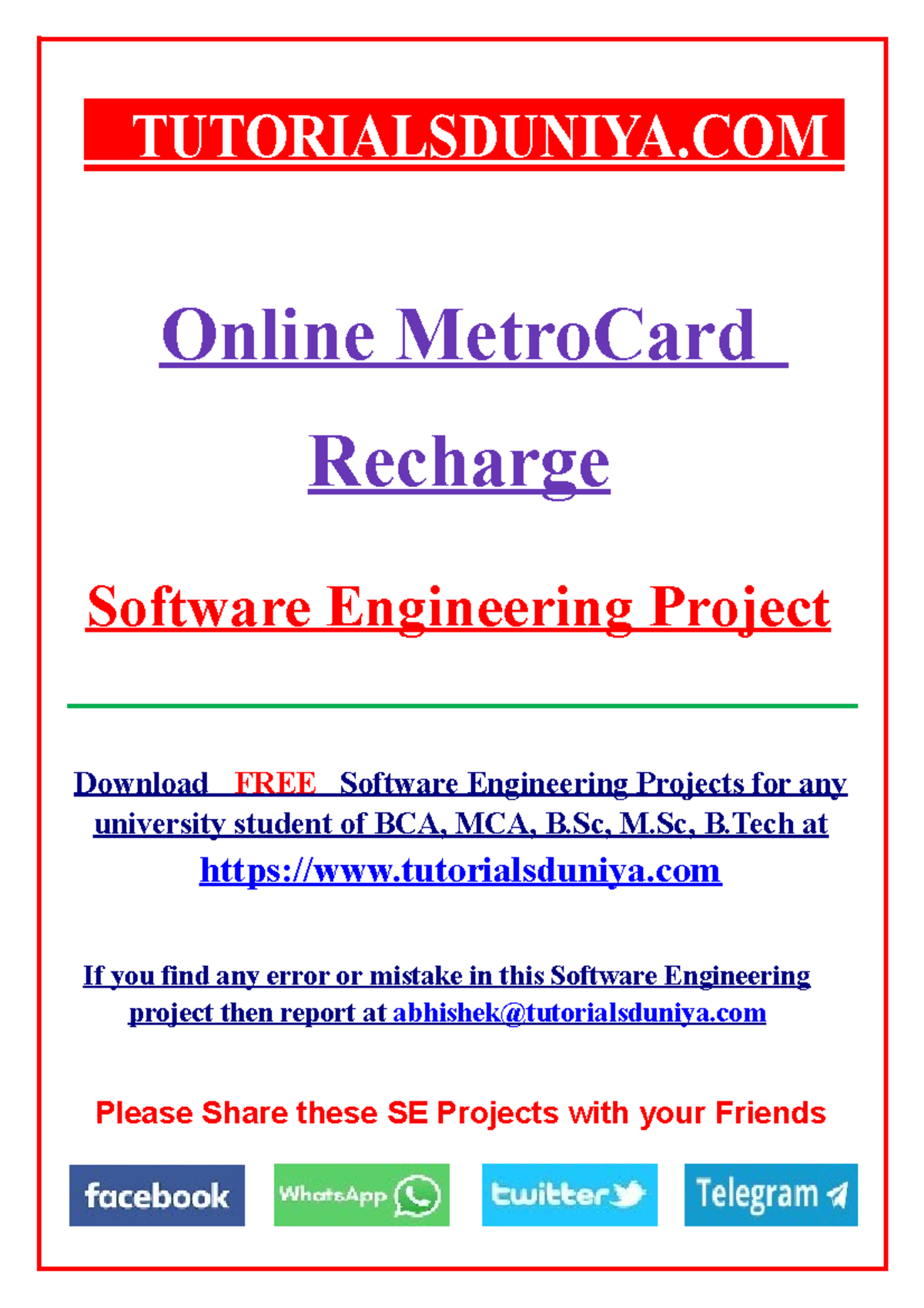 Online Metro Card Recharge Tutorials Duniya TUTORIALSDUNIYA Online