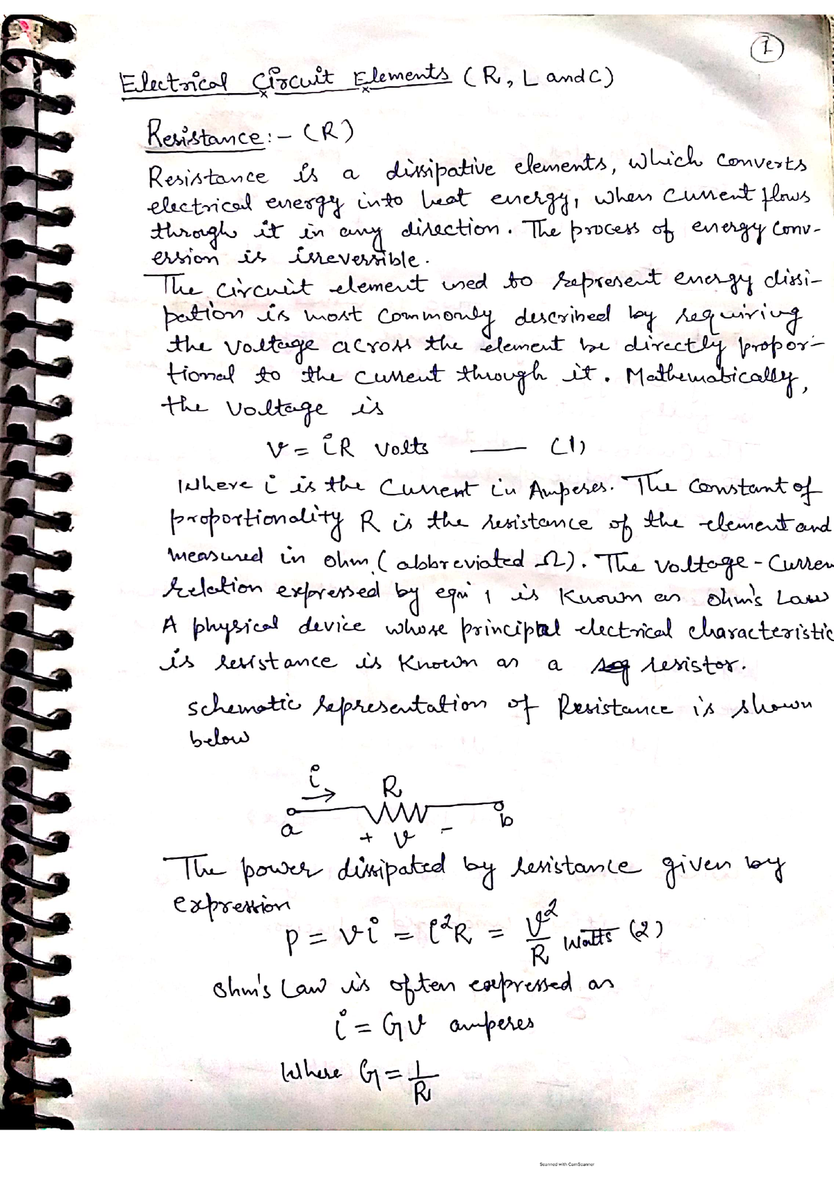 Bee Notes Section A - B.tech - Studocu