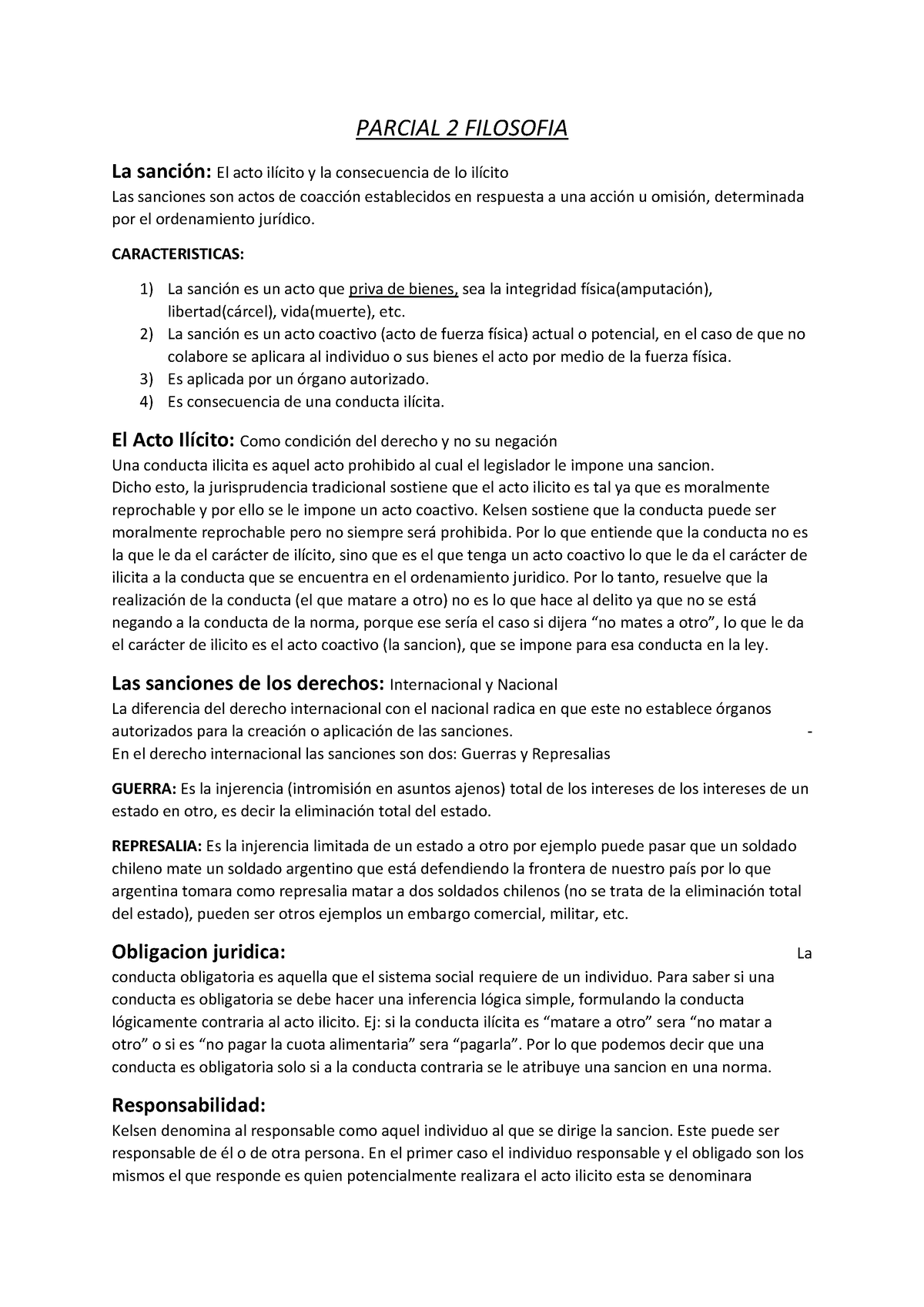 Filosofia 2 - Resumen Teoría General Del Derecho - PARCIAL 2 FILOSOFIA ...