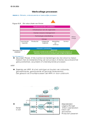 Samenvatting Organisatieontwikkeling H1 Denken Over Organisatie En ...