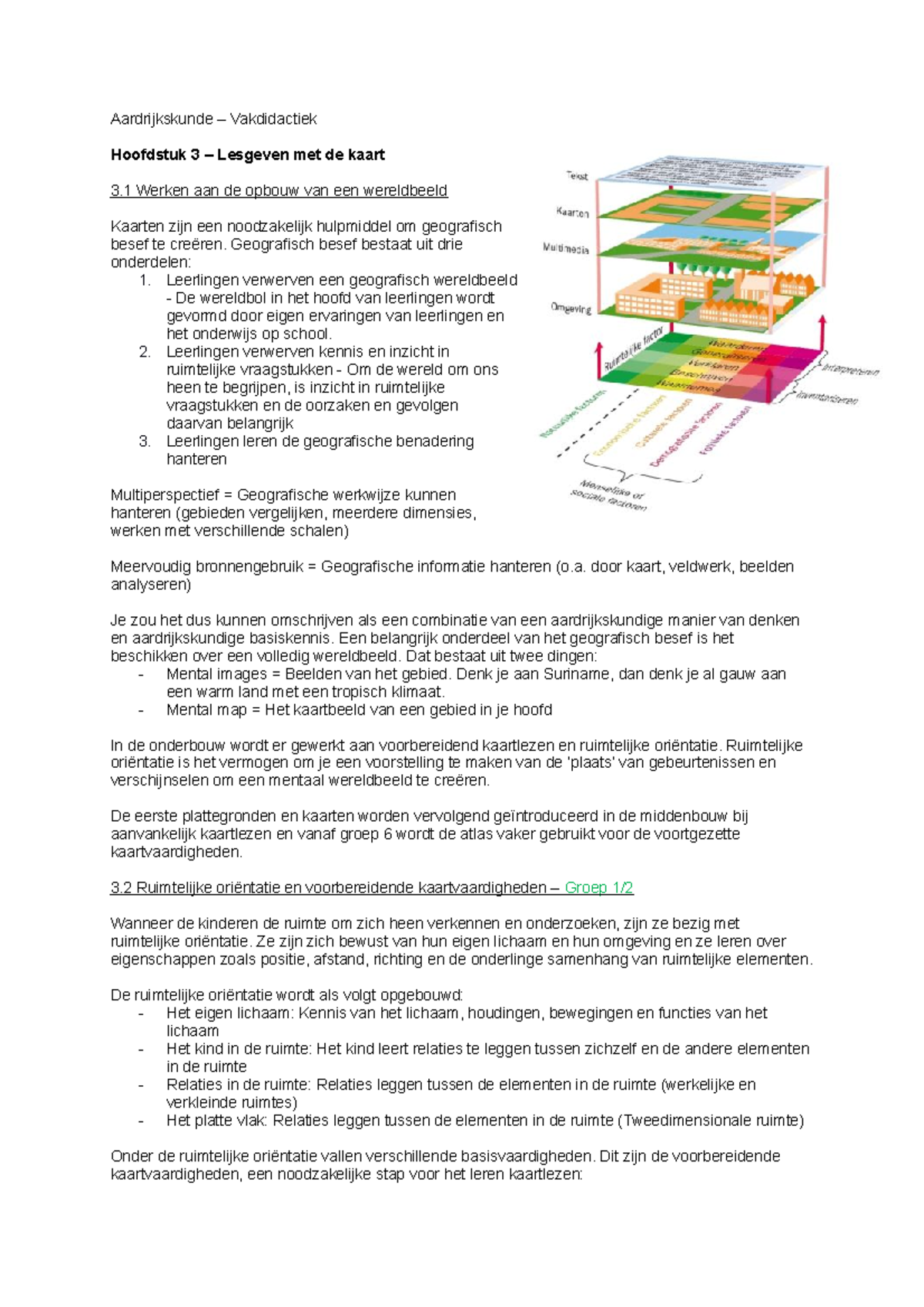 Samenvatting AK Vakdidactiek (PABO) - Aardrijkskunde – Vakdidactiek ...