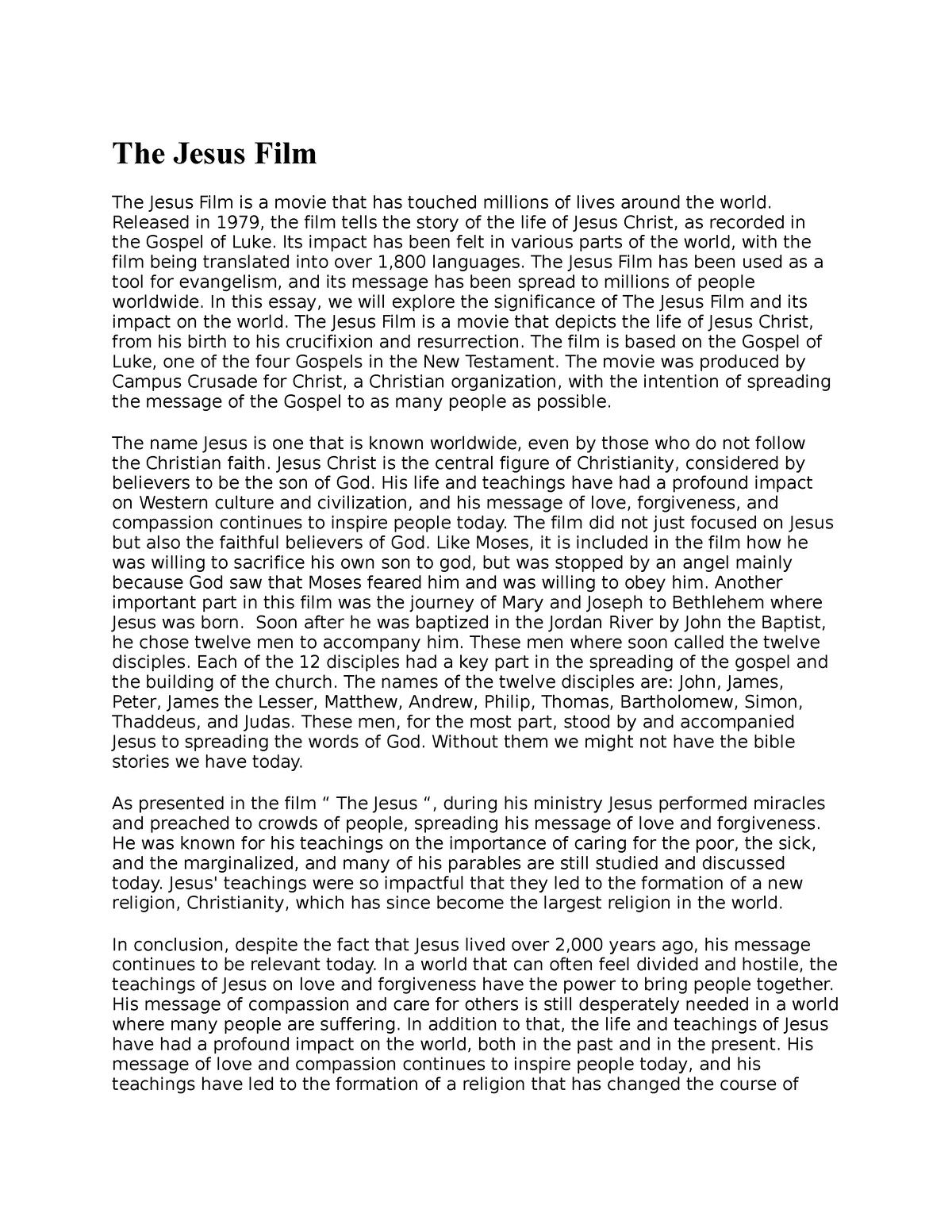 reflection-paper-jesus-movie-the-jesus-film-the-jesus-film-is-a-movie