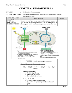 7. Gaseous Exchange - notes - CHAPTER 7: GASEOUS EXCHANGE & ITS CONTROL ...