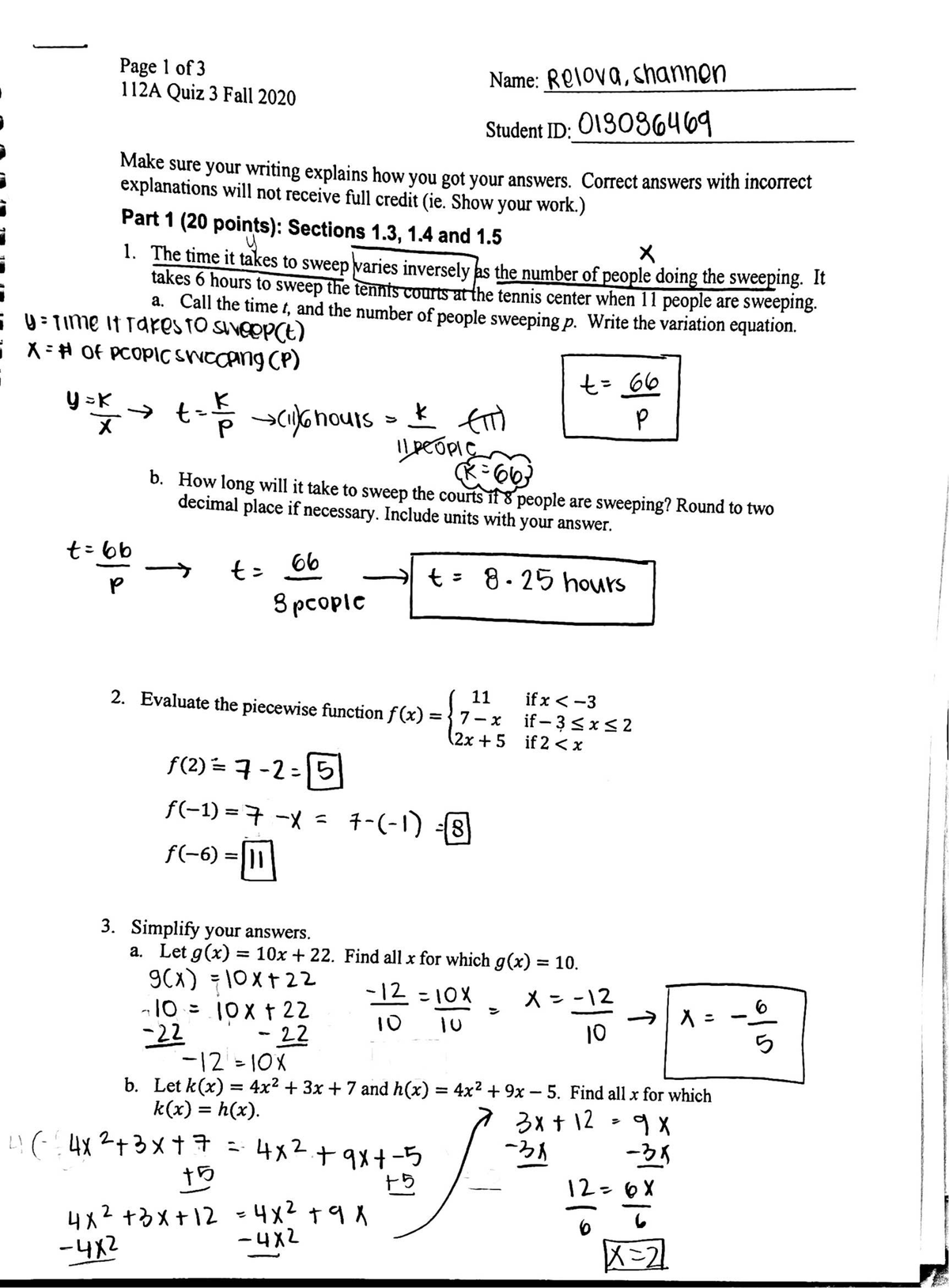 QUIZ 3 - QUIZ PRACTICE MATH112A - MATH 111 - CSULB - Studocu