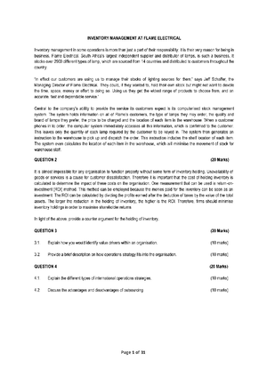 [Solved] Study The Caselet Provided Below And Answer The - Operations ...