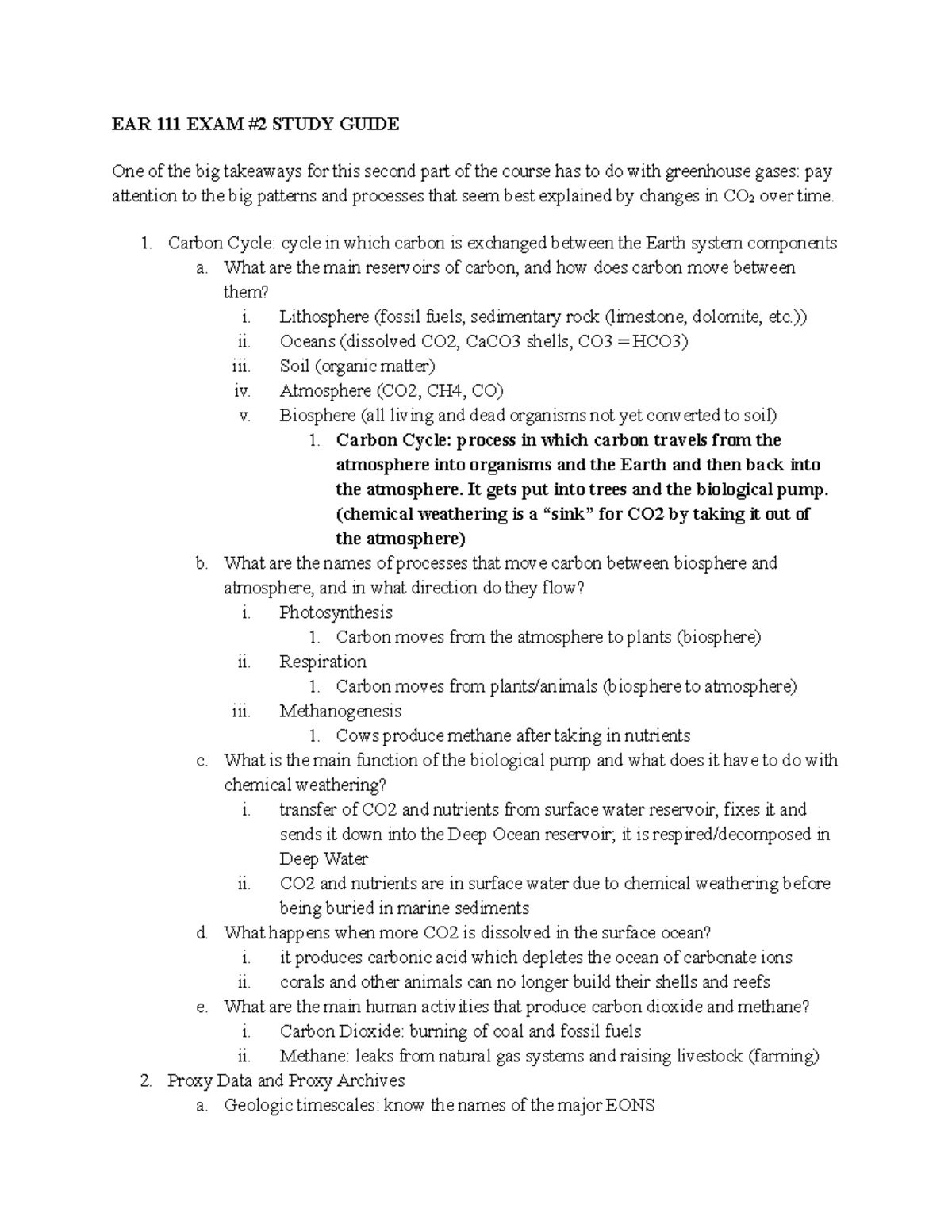 EAR 111 Exam Review 2 MOST INSANE AND DETAILED EXAM NOTES!!!!! Will