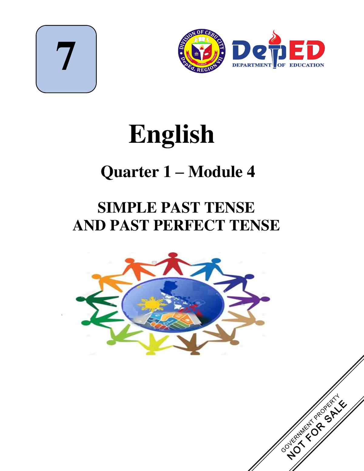 4 Q1 English First Quarter Module 4 For Grade 7 Class English Quarter 1 Module 4 Simple 