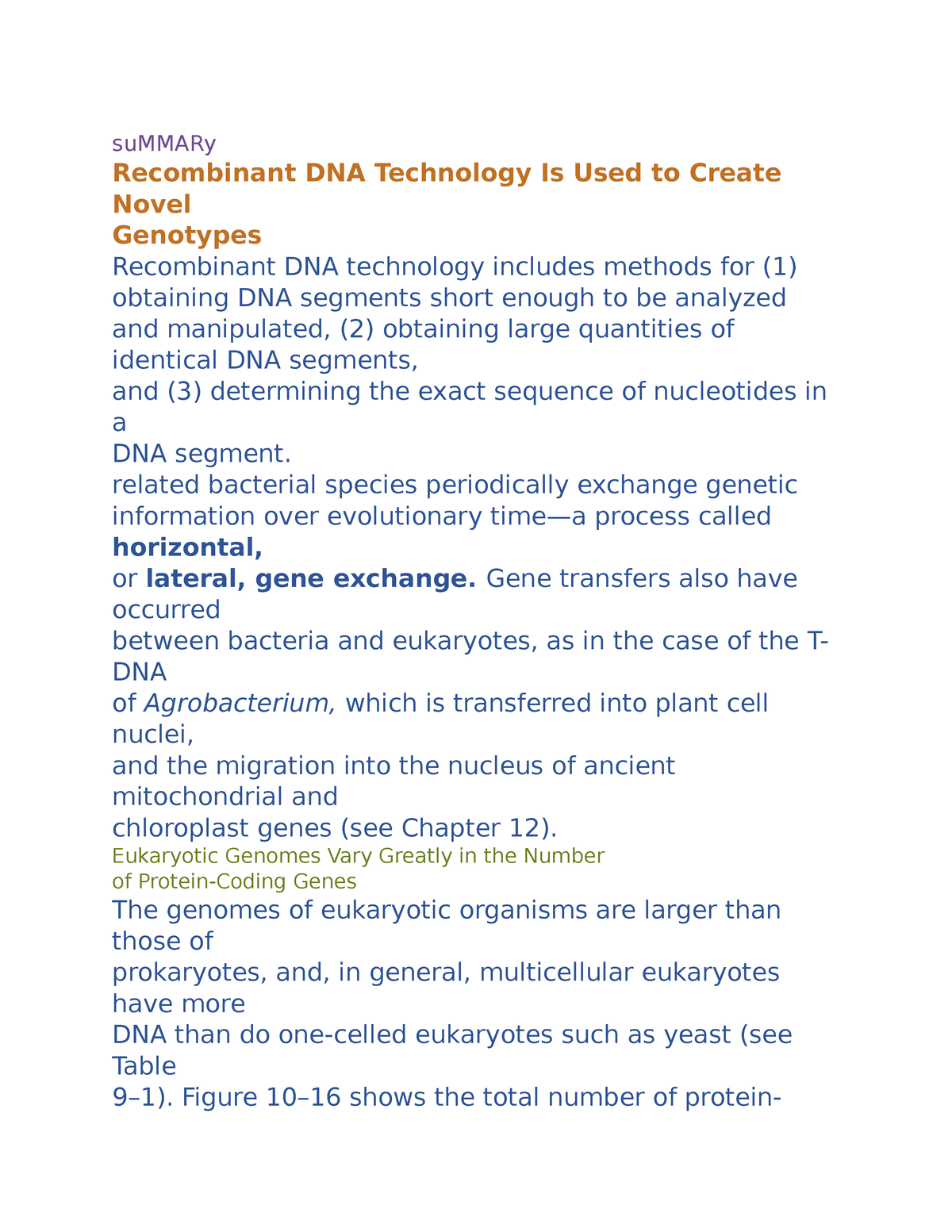 recombinant dna technology essay