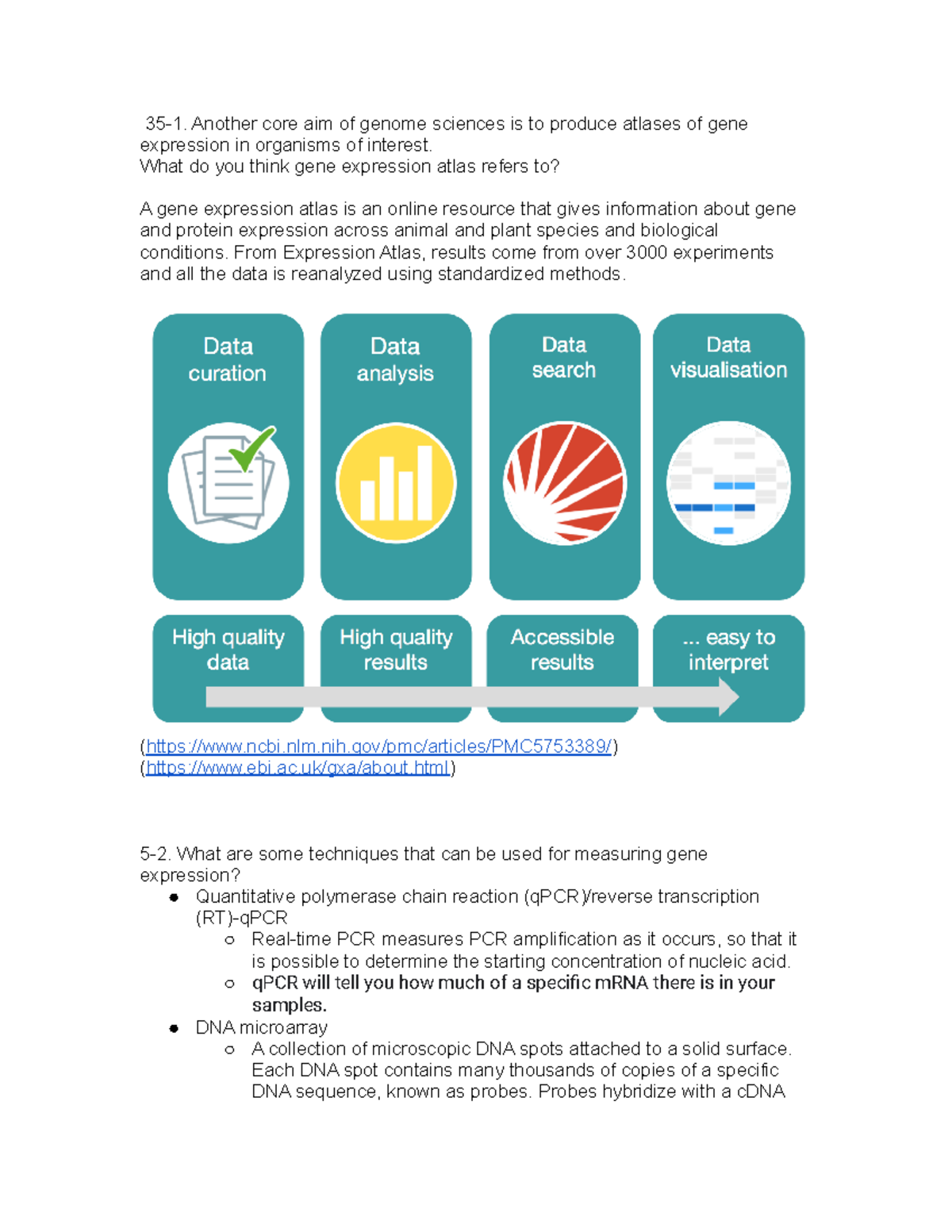 Copy of Class 1 Group 5 activity - 35-1. Another core aim of genome ...