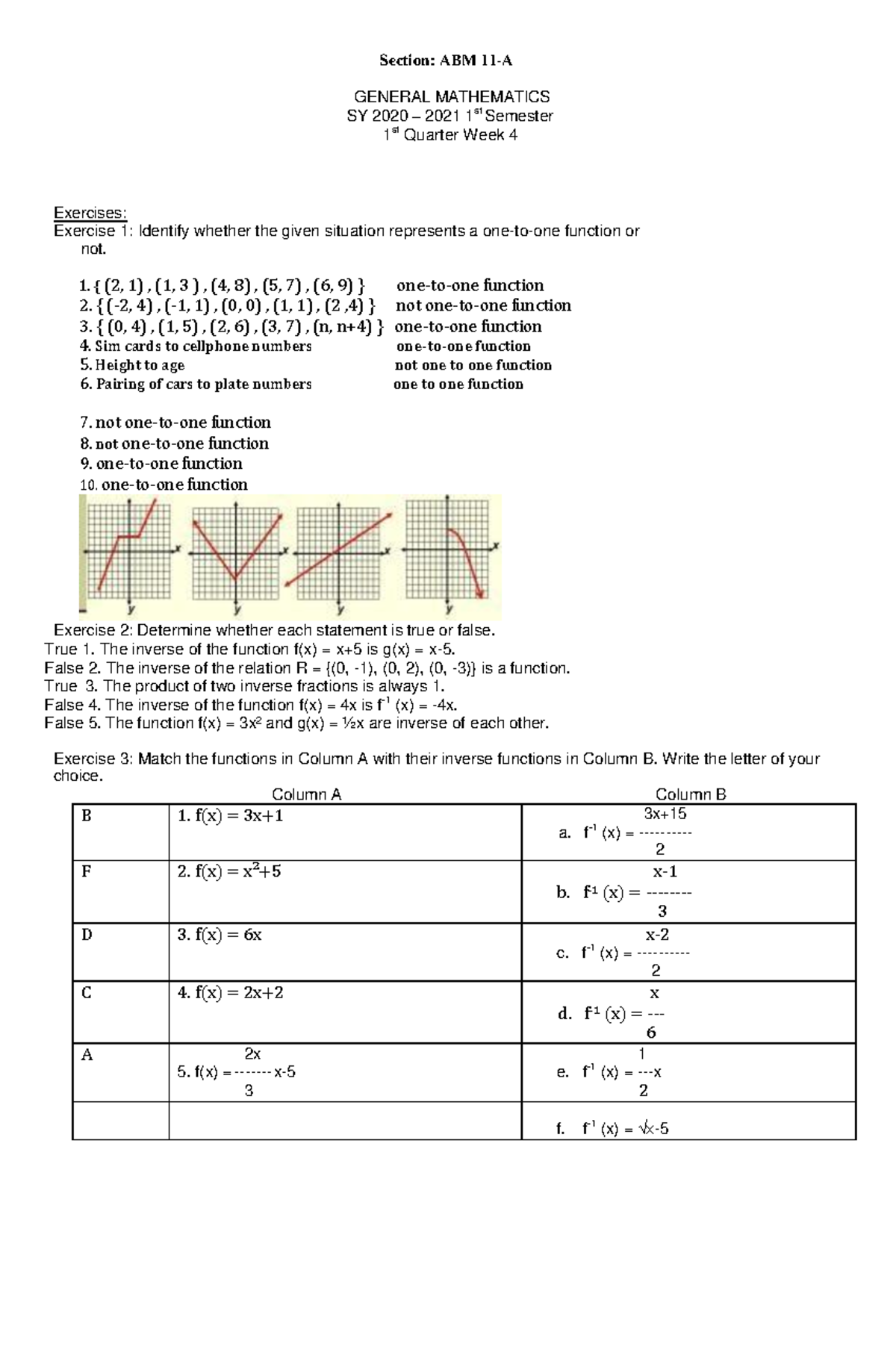 Lesson 4 General Mathematics SY 2020 2021 - Section: ABM 11-A GENERAL ...