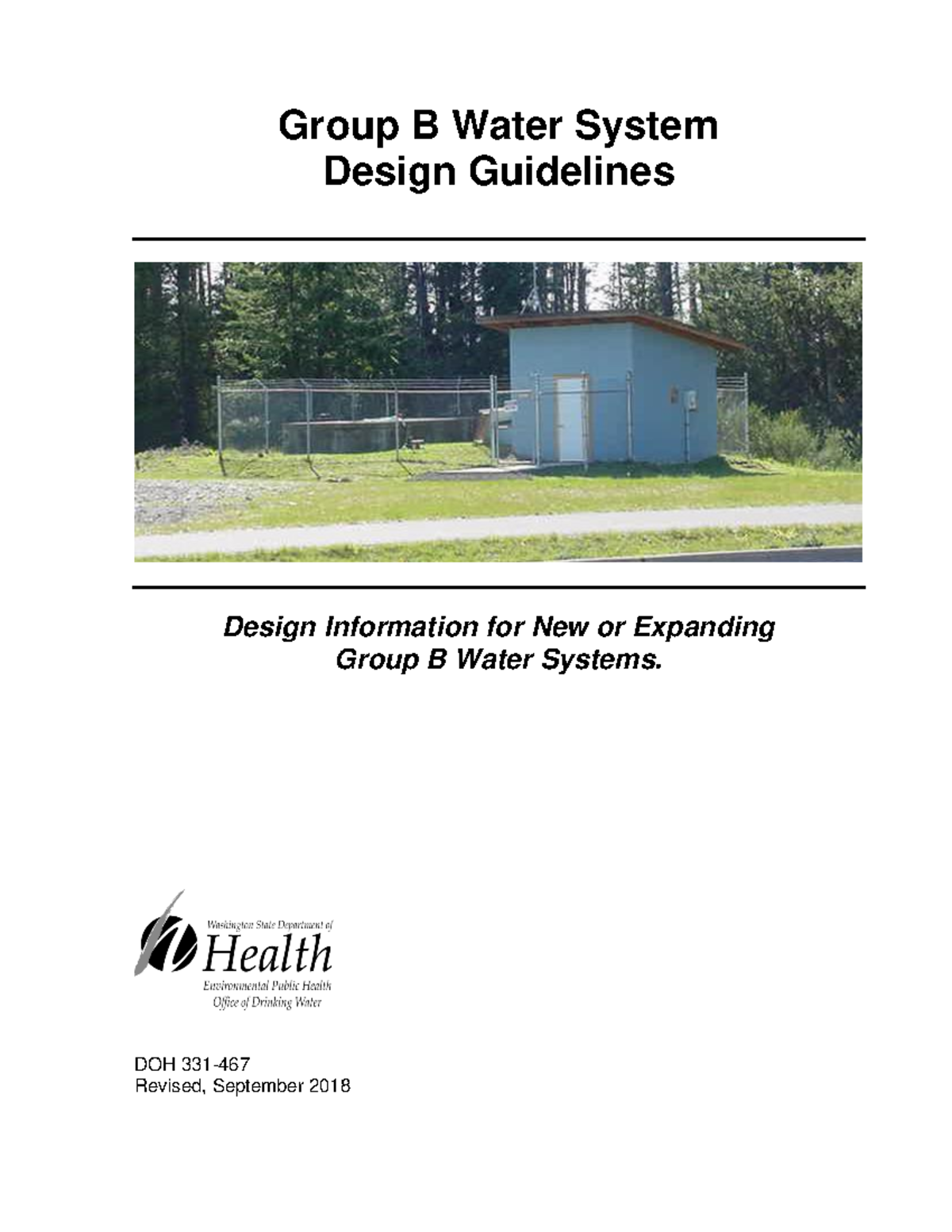 Water System Design Guidelines - Group B Water System Design Guidelines ...