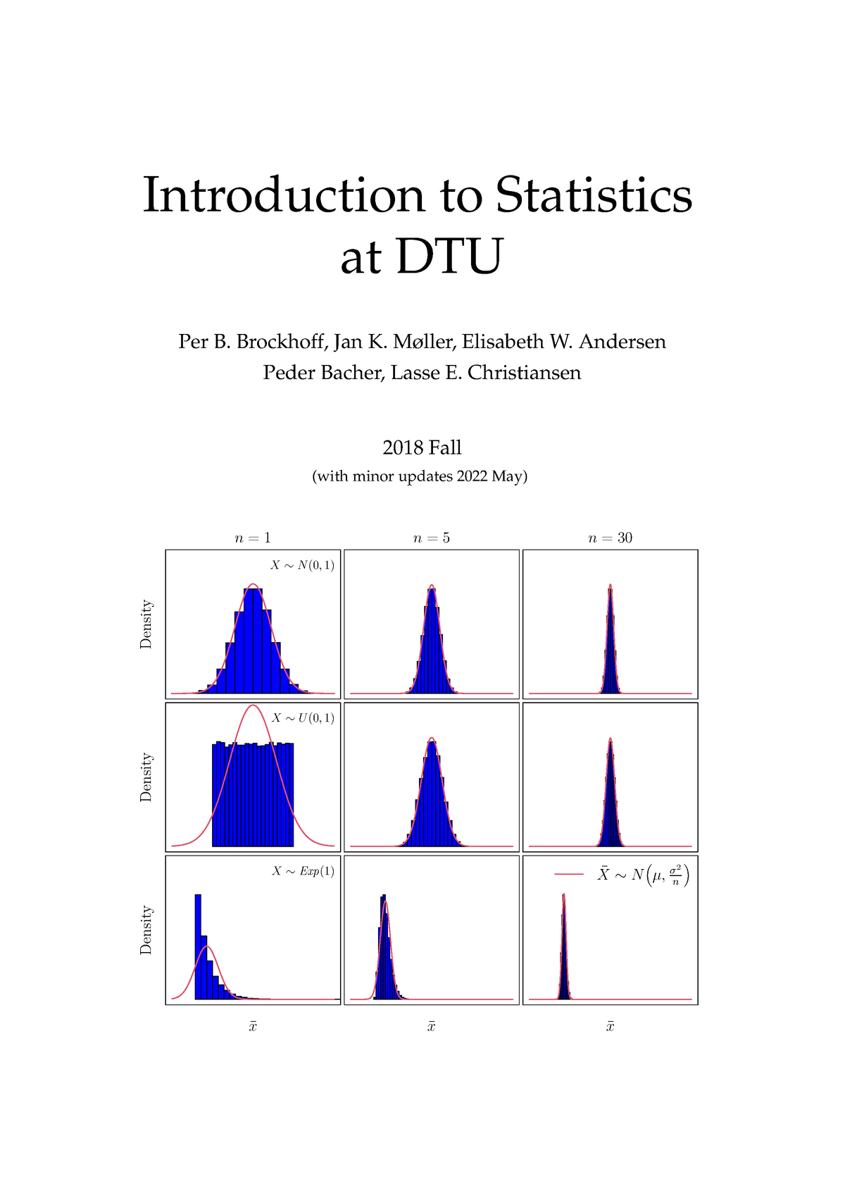 Book-Intro Statistics - Introduction To Statistics At DTU Per B ...