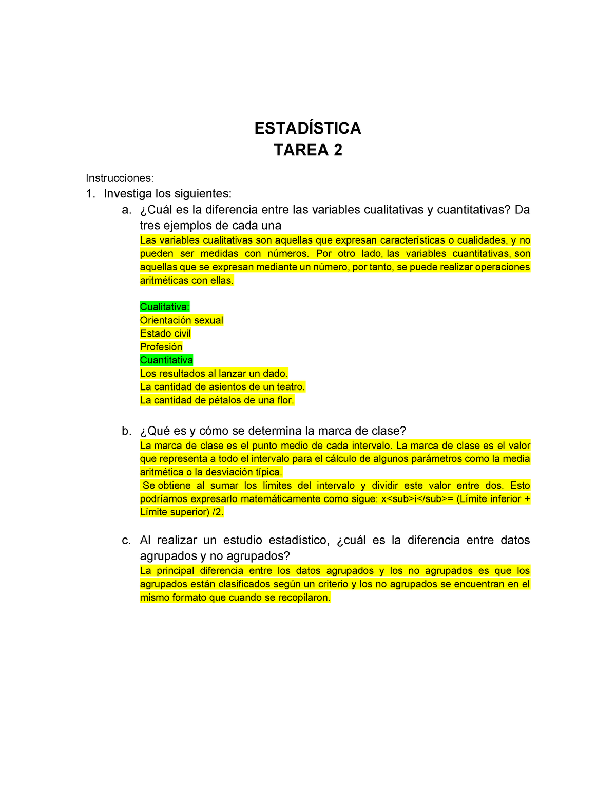 Actividad De Estad Stica Descriptiva Uvm Estad Stica Tarea Instrucciones Investiga