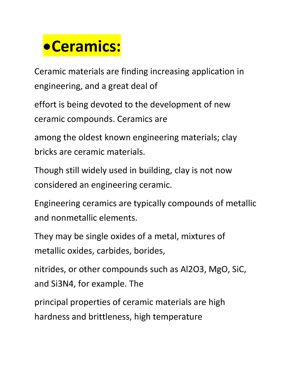 Ceramics - Ceramics: Ceramic Materials Are Finding Increasing ...