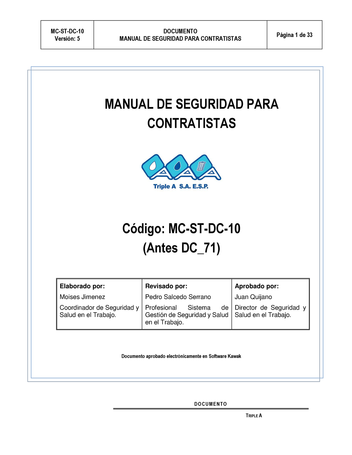 EL Siguiente Documento “ Manual DE Seguridad Industrial PARA ...