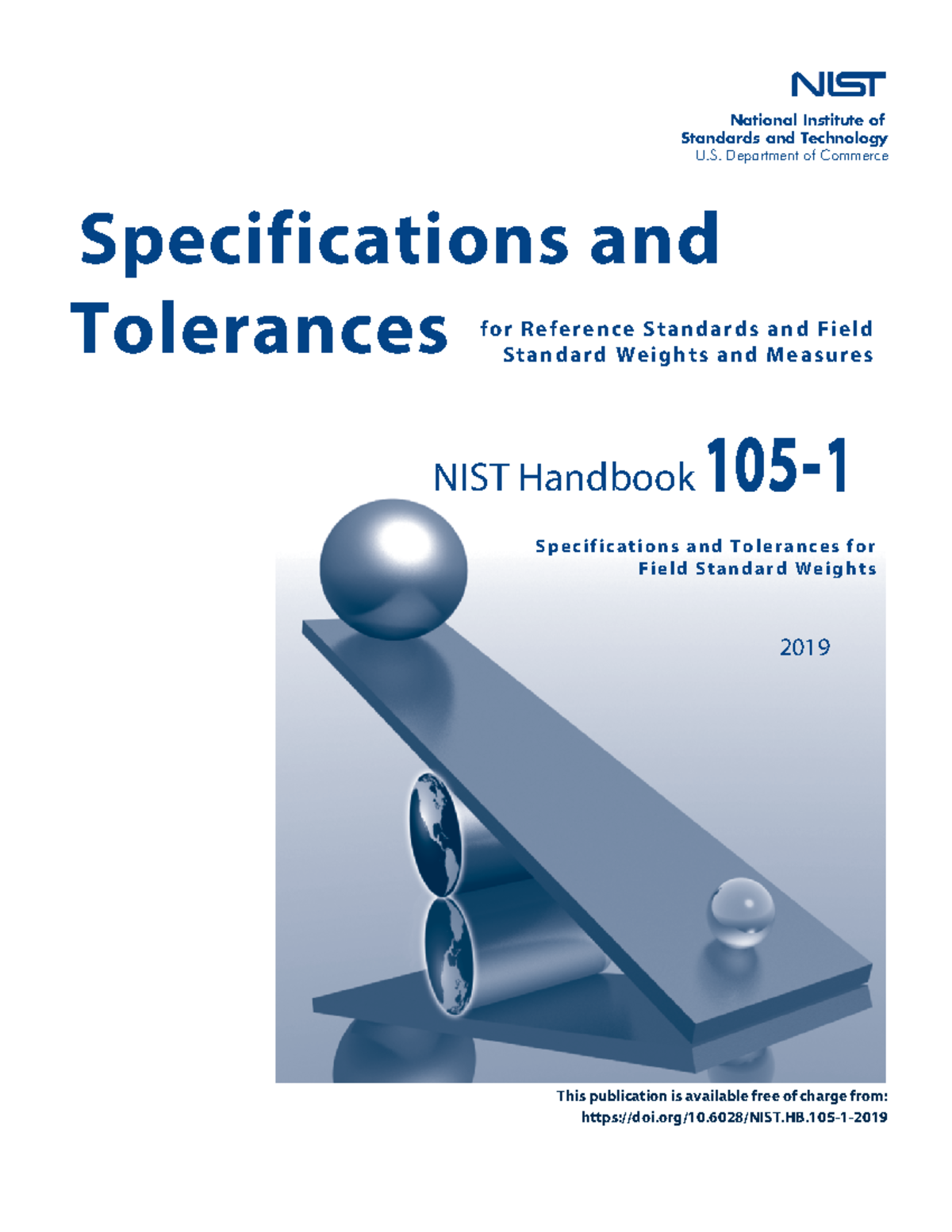 NIST Handbook 2019 - National Institute Of Standards And Technology U ...